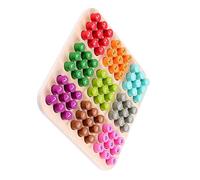 MOLUCKFU Gioco da Tavolo Sudoku in Legno per Set Educativo Pannello Colorato Resistente e Portatile per Apprendimento Aritmetico e Sviluppo Concentrazione