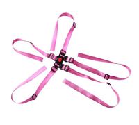 MOLUCKFU Imbracatura Sicurezza 5 Punti per Seggiolone e Passeggino Regolabile 4 Pezzi Resistente Sgancio Rapido Cinghie di Ricambio Compatibili per Uso Quotidiano