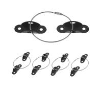 MOLUCKFU Kit Antiribaltamento per Mobili 5 Set, Ancoraggio per Armadi e Cassetti in Acciaio Inox e Lega, Facile da Installare, per Ragazzo Ragazza e Animali Domestici
