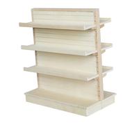 MOLUCKFU Mini Scaffale in Legno Per Bambole, Mobile Decorativo Per Casetta in Miniatura, Accessorio Da Esposizione Per Miniature, Per Decorazioni Scenografiche e Collezioni Artigianali