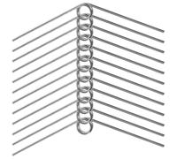 MOLUCKFU Molle di Ricambio Molla Sostitutiva per Potatore 12 Pezzi in Acciaio Inox Nero Applicazione Ampia e Facile da Montare per Cesoie da Giardino e Tagliasiepi