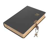 MOLUCKFU Notebook con Lucchetto, Diario Personale 365 Giorni in Carta, Portatile, per Insegnanti e Studenti, per Scrittura Creativa e Poesia Stili multipli