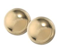 MOLUCKFU Palle per Esercizi Manuali in Ottone 40Mm Specchiate Set da 2 Sfere Cinesi per Meditazione Rilassamento e Terapia della Mano Oggetti Decorativi Dorati per Soggiorno e