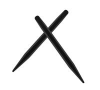 MOLUCKFU Penna stilo magnetica 2 pezzi per lavagna digitale con doppia punta 10mm/2.5mm per dimostrazioni clienti in plastico nero