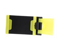 MOLUCKFU Porta Telefono Auto Giallo con Gancio per Volante Supporto Smartphone Antiscivolo Regolabile per Navigazione GPS Fissaggio Sicuro e Stabile