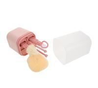 MOLUCKFU Portatile Spazzole Silicone per Pulizia Bottiglie e Cannucce con Rastrelliera Asciuga Kit Completo per Ragazzo Ragazza e Mamme in Viaggio
