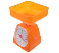 MOLUCKFU Portion Control Weighing Scale Classic Dial Scale, bilancia da cucina in plastica arancione con display ad alta definizione per uso in cucina e laboratorio Colore Casuale