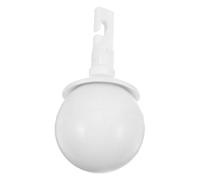 MOLUCKFU Punta Rotante per Bastone da Passeggio Sfera per Cani Accessorio Protettivo per Bastoni da Anziani Testa di Ricambio in Plastica Bianco per Bastone da Ciechi Stabilità Migliorata