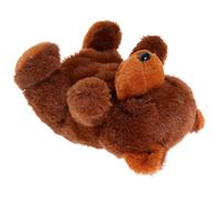 MOLUCKFU Pupazzo Mano Orso Bruno Morbido in Peluche per Giocattolo Educativo Interattivo per Raccontare Storie e Sviluppare Abilità Motorie Marionetta Animale per Giochi Genitore-figlio