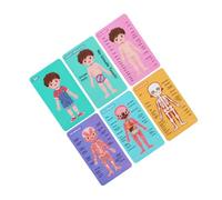 MOLUCKFU Puzzle Educativo in Legno per Gioco Montessori per Ragazzo Ragazza e Ragazza Jigsaw Creativo per Apprendimento Corpo Umano Materiale Resistente e Leggero