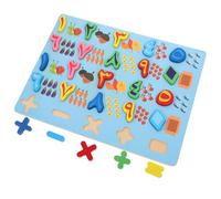 MOLUCKFU Puzzle Educativo per Gioco di Abbinamento Numeri Arabi Giocattolo Cognitivo Montessori per Età Prescolare di Facili da Impugnare Didattico per Sviluppo Osservazione e Logica