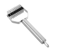 MOLUCKFU Rullo Tagliatelle in Acciaio Inossidabile con Manico Ergonomico Antiscivolo per Taglio Uniforme Pasta e Noodle Cutter Manuale per Spaghetti e Pizza Utensile da Cucina Resistente e