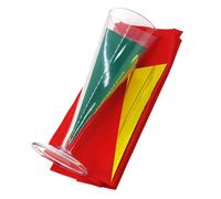 MOLUCKFU Set 1 Pezzo Bicchieri da Vino che Cambiano Colore, Oggetti di Scena per Feste, Accessori Magici per Spettacoli, Leggeri e Compatti, per Eventi e Sorprese tra Amici