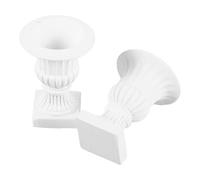 MOLUCKFU Set 2 Mini Vasi da Fiori Colonna Romana Mini Urne Decorative per Case delle Bambole Accessori per Decorazioni per Interni e Scene di Matrimonio