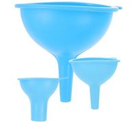 MOLUCKFU Set 3 Pezzi Imbuto da Cucina in Silicone Resistente Piccolo Imbuto per Bottiglie Olio e Aceto Accessorio da Cucina Riutilizzabile e Dispensa