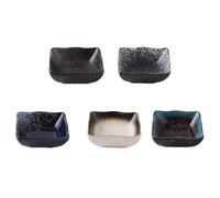MOLUCKFU Set 5 Piatti Sushi in Ceramica Stile Giapponese, Facili da Pulire e Resistenti, per Catering e Negozi di Alimentari Stili multipli Riutilizzabile