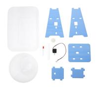 MOLUCKFU Set Giocattolo Generatore Idraulico Manuale per Esperimenti Scientifici, Kit Educativo di Generatore Idroelettrico Sperimentale, Gioco Didattico Creativo per Colore Colore Casuale