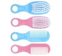 MOLUCKFU Set Spazzola e Pettine per Ragazzo Ragazza Setole Morbide Spazzola Massaggiante per Chioma Delicati Impugnatura Ergonomica Leggero e Portatile per e Viaggi