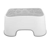 MOLUCKFU Small Plastic Toilet Foot Stool For Bathroom Sturdy PP Material Stable And Space-saving Step Stool For Squatting Position