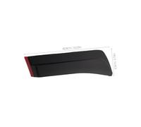 MOLUCKFU Spoiler Posteriore Ala Auto Diffusore Paraurti con Design Lama Carbonio Miglioramento Aerodinamico e Stabilità Resistente Agli Agenti Atmosferici Compatibile con Vari Modelli