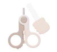 MOLUCKFU Tagliaunghie Per Ragazzo Ragazza Ragazza Piccoli Forbici Per Unghie e Bastoncino Lucidante Realizzato in Inossidabile e Tpe Struttura Di Sicurezza Per Proteggere La Delicata