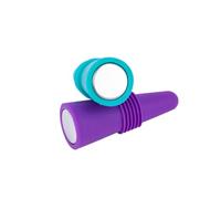 MOLUCKFU Tappo Salva-Vino Riutilizzabile in Silicone Blu 6 Pezzi Chiusura Ermetica per Bottiglie di Vino Standard, Sigillante per Bar, Casa e Cucina, Resistente e Facile da Usare