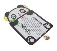 MOLUCKFU Tavoletta Musicale Didattica Pentagramma a Cinque Linee Schede per Apprendimento e Allenamento del Ritmo Musicale per Lavagna Portatile Design Panda per Scuola e Casa