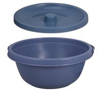 MOLUCKFU Vasino Portatile per Anziani e Adulti con Coperchio Vasino da Letto Compatto e Leggero Bidet di Plastica con Bordi Lisci Spittoon Igienico per Casa e Viaggio