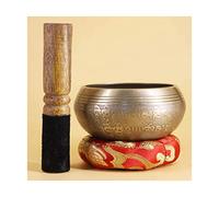 MOLVUS Set di campane tibetane facili da suonare per principianti buddista terapia del suono, realizzate a mano in Nepal, perfette per la guarigione olistica, sollievo dallo stress, meditazione,