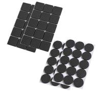 Molyorch 120 Pezzi Cuscinetto Rotondo in Feltrini di Silicone, Cuscinetti Adesivi in Gomma Gomma, Cuscinetti Antiscivolo Autoadesivi Sedie, per Sedia, Tavolo, Divano, Cabinet