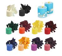 MOLZINY 10 colori x 5 g Naturali colore candela colorante candela per cera gel cera di Colore cera di candela Cera di soia Coloranti per colore candela per candela fai da te