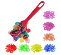 MOLZINY 100 Pezzi Set di bacchette magnetiche e gettoni da bingo Colorati con Anello Metallico STEM accessori per l'apprendimento Bingo Gettoni per Juguetes Educativos Contare