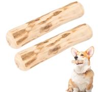 MOLZINY 2 pezzi in legno di caffè da masticare per cani e cani da masticare in legno di caffè per cuccioli per cani di piccola e media taglia