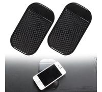 MOLZINY 2 pezzi Tappetino Antiscivolo Auto autoadesivo anti-scivolo cruscotto auto lavabile Pads anti-scivolo per la detenzione di occhiali titolare auto Decorazione