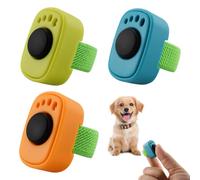 MOLZINY 3 Pezzi Clicker per Cani Clicker Addestramento Cani Formazione Clicker, Clicker con Anello per Cane Gatto Cavallo Accessorio Pratico per l'Addestramento di Cani Gatti e Cavalli
