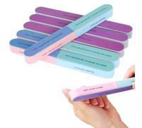MOLZINY 6 pezzi Blocco lucidante a 7 vie per unghie Lima per Unghie e Buffer per Unghie Manicure Cosmetico multidimensionale Lima Professionale per Unghie per la Cura Delle Unghie