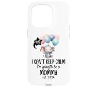 Mom 2026 I Can't Keep Calm I'm Going to Be a Mommy est 2026 Custodia per iPhone 15 Pro