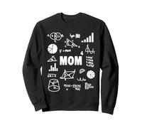 Mom 4 Times Mom of 4 Math Mother To The 4th Power Felpa