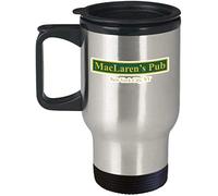 Mom and Dad Maclaren's Pub New York City Cup (Travel) How I Met Your Mother TV Show Merchandise Accessories Shirt Poster Sticker Pin Decal A Funny Mom Coffee Mug Gift 400 ml