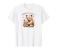 Mom Bear Cub Funny Pregnant Loading Baby Mother Maglietta