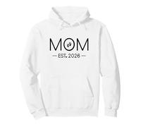 Mom EST 2026 Nuova Madre Che abbina la Mamma in Gravidanza 2026 Felpa con Cappuccio