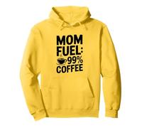 Mom Fuel: 99% di caffè per Mamme stanche Che Amano la Caffeina Felpa con Cappuccio