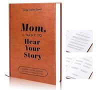Mom, I Want to Hear Your Story, diario della vita della mamma per condividere la sua vita e il suo amore, copertina rigida rivestita in pelle, diario portatile per compleanno della mamma, miglior