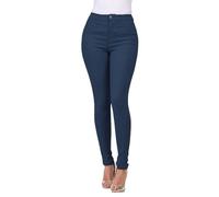 Mom Jeans da donna a vita alta, eleganti pantaloni a matita, pantaloni sexy, slim fit, elasticizzati, oversize, Y2K, jeans da donna, per il tempo libero, pantaloni da jogging estetici, Blu, M