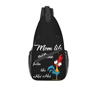 Mom Life Got Me Feelin Like Hei Hei Cross Chest Bag Sling Backpack Fashion Hiking Daypack Unisex Chest Shoulder Bag