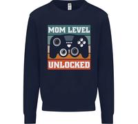 Mom Livello Sbloccato Nuova Mamma Baby Nato Kids Felpa Jumper