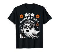 Mom Manager of Mischief Funny Halloween Mother Matching Fami Maglietta