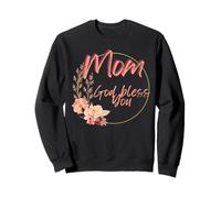 Mom, May God Bless You with Health, Happiness, And Love Felpa