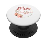 Mom, may God bless you with health, happiness, and love PopSockets PopGrip Adesivo