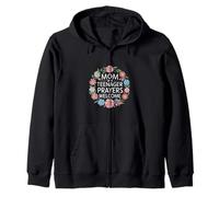 Mom Of A Teenager Prayers Welcome |----- Felpa con Cappuccio